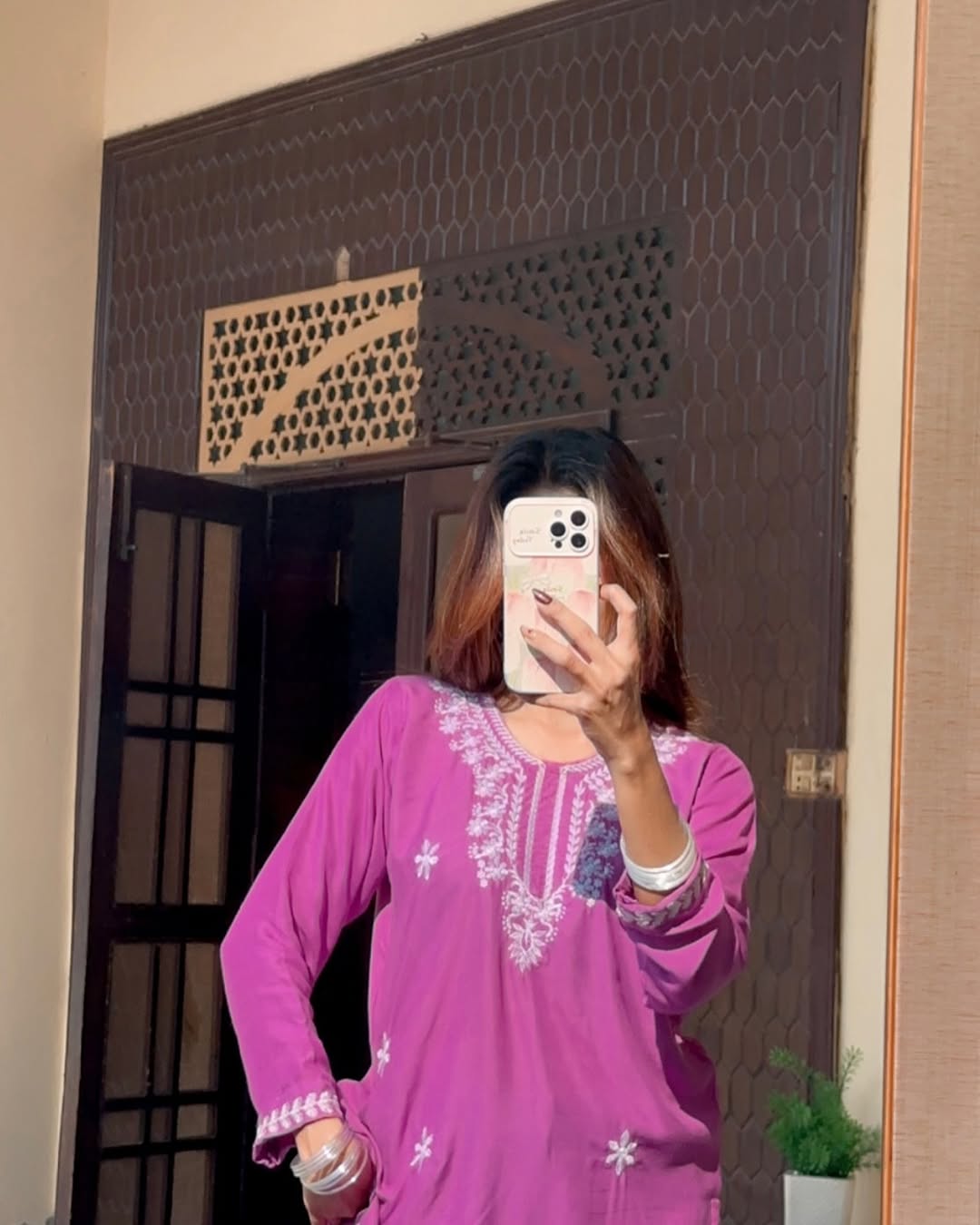 New Desi Embroided Kurti In Short ♥️