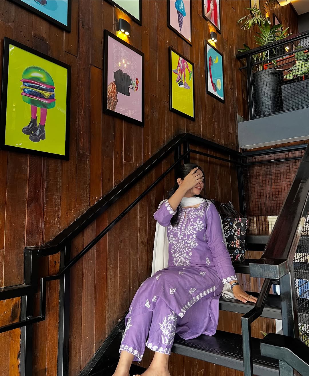 Desi chicken kari long Kurta Set ♥️