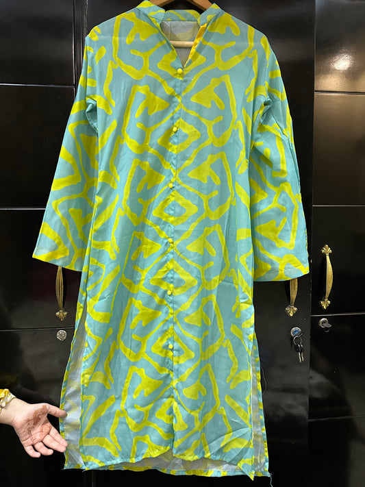New Print Long Kurti