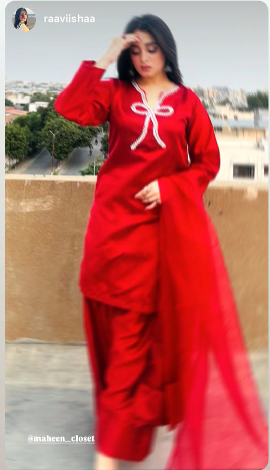 Bow Style Heavy Zarcon Neck  ❤️