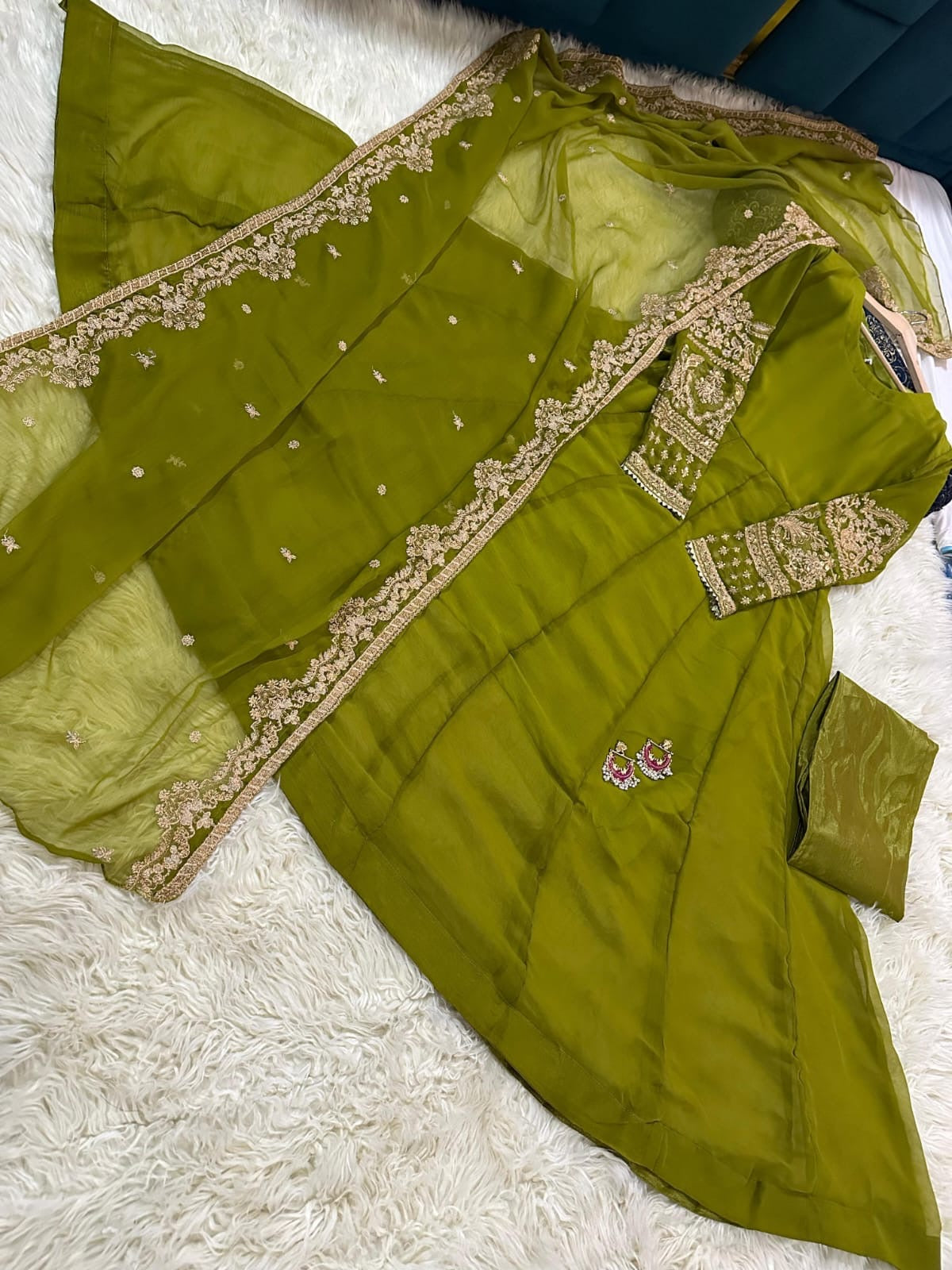Sequence Tilla Embroided Three Peices Eid Pret