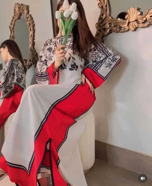 Digital Print 2 Pcs Long Shirt ❤️
