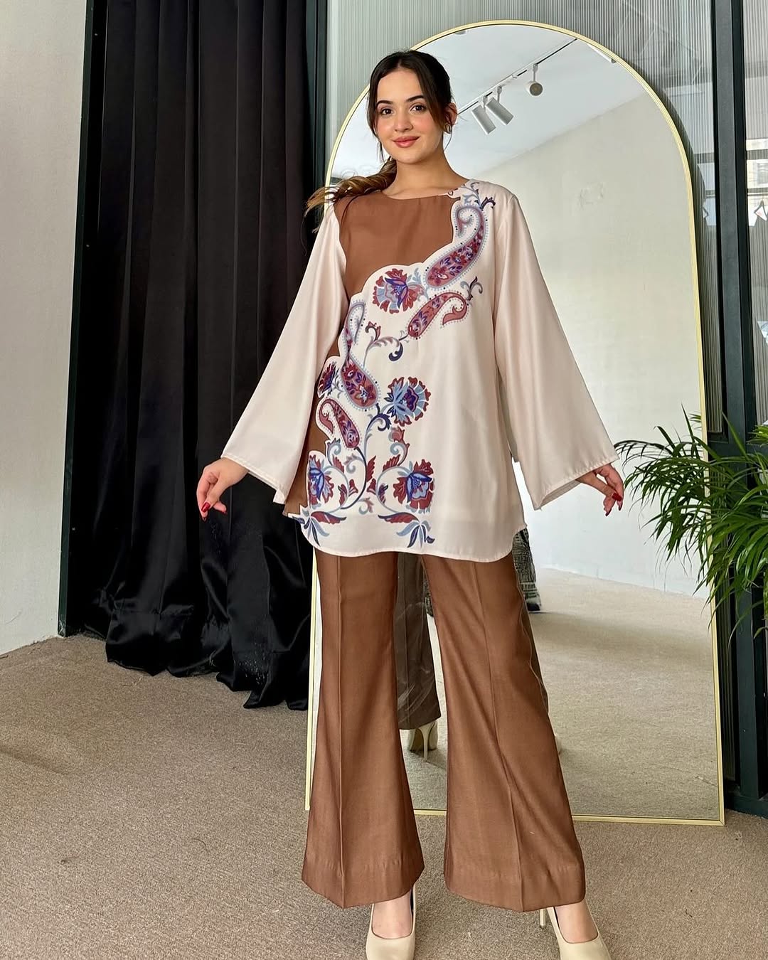 Brown Winter Kurta Set Premium Quality 100% Original 💕